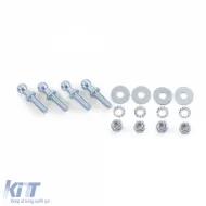 Chrompaar für Motorhaubenlift-Dämpfer geeignet für VW Golf 1 Limousine Cabriolet 74-93-image-6193526
