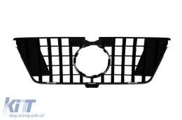 Chrom/schwarzer GT-Stil Kühlergrill geeignet für Mercedes GL X164 2010-2012, geeignet für A Design-Line Frontstoßstange-image-6138036