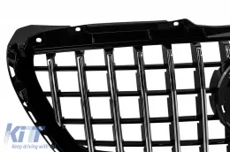 Chrom/schwarzer GT-Stil Kühlergrill geeignet für Mercedes Sprinter W906 2014-2017-image-6146337