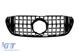 image-18-Chrom/schwarzer GT-Stil Kühlergrill geeignet für Mercedes X-Klasse BR470 nach 2018