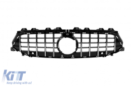 image-34-Chrom/schwarzer GT-Stil Kühlergrill geeignet für Mercedes CLA C118 nach 2024