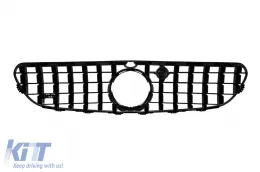 Chrom/schwarzer GT-Typ Kühlergrill geeignet für Mercedes S63/S65 Coupe/Cabrio C217/A217 2014-2017-image-6146279