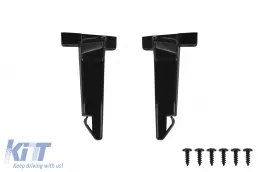 Chrom/schwarzer GT-Typ Kühlergrill geeignet für Mercedes CLA C118 2019-2023 mit Öffnung für Kamera-image-6236885