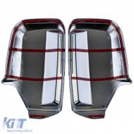 Chromspiegelkappen-Set geeignet für Mercedes Sprinter W906 und VW Crafter 2E 2006-2018-image-6194766