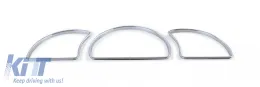 Chromtachometer-Ringe, 3-teiliges Clip-On-Set, geeignet für Opel Astra F Vectra A-image-6192956