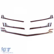 Chromzierleisten für Kühlergrill geeignet für Mercedes Sprinter W906 Facelift 2013-2018-image-6211038
