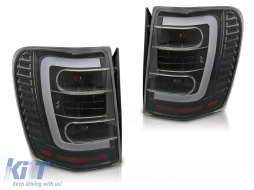 CHRYSLER JEEP GRAND CHEROKEE 99-05.05 BLACK CLEAR LED - TTTLC6029325