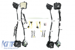 Cierre suave Kit 4 puertas para VW Touareg PORSCHE Cayenne Macan 918 Panamera 718 9-image-6081545