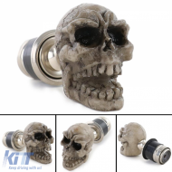 Cigarette Lighter Skull Black Eyes Ø 22mm Universal