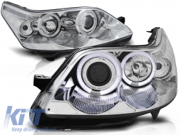 CITROEN C4 04-10 ANGEL EYES CHROME
