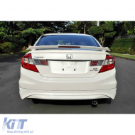Civic FB7 Modulo Style Rear Bumper Lip Without Output Raw Surface Vacuum Plastic / 2012-2016