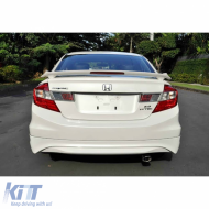 image-34-Civic FB7 Modulo Style Rear Bumper Lip Without Output Raw Surface Vacuum Plastic / 2012-2016