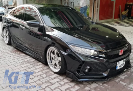 Civic FC5 Type R Side Skirts Raw Surface Vacuum Plastic / 2016-2021 - DTSSH6026627