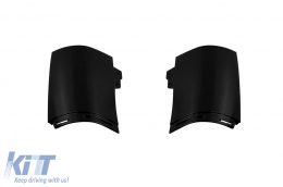 CLA45 type diffuser with black tips suitable for rear A Design bumper on Mercedes CLA C118 after 2019, black lacquer, -oo--oo--image-6237563