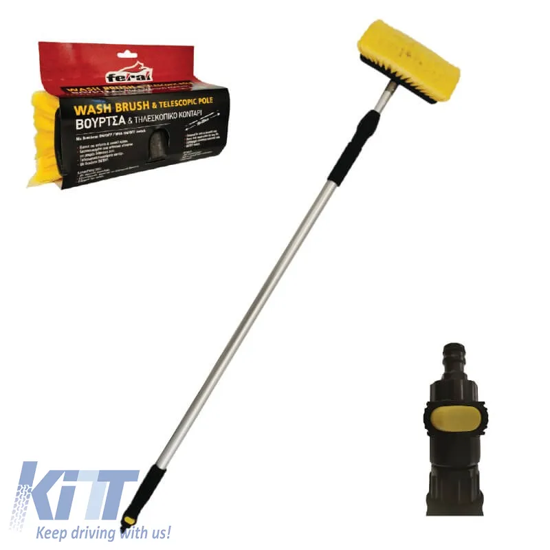 Cleaning Brush Telescopic 2.5m Aluminium Feral