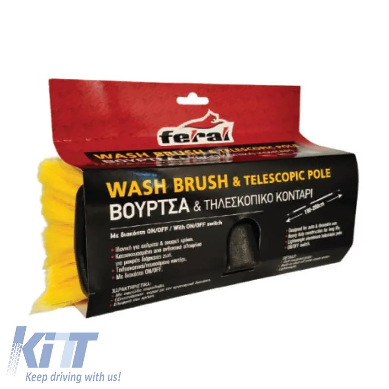 Cleaning Brush Telescopic 2.5m Aluminium Feral