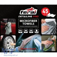Cleaning Microfiber Towels Reusable Feral Detailing Pro 30 x 30 cm Rolls 45 Pieces-image-6316395