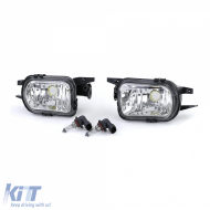 Clear glass fog light set for Mercedes C W203 CL203 C209 SLK R170 C215