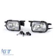 image-29-Clear glass fog light set for Mercedes C W203 CL203 C209 SLK R170 C215