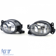 Clear glass fog light set for Mercedes W204 W164 W463 W209 W219 W169 W211-image-6209983