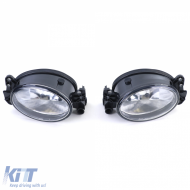 Clear glass fog light set for Mercedes W204 W164 W463 W209 W219 W169 W211-image-6209984