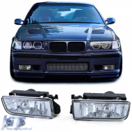 Clear glass fog light set suitable for 3 Series BMW E36 including M3 90-99 - ODFLB6015191