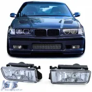 image-35-Clear glass fog light set suitable for 3 Series BMW E36 including M3 90-99