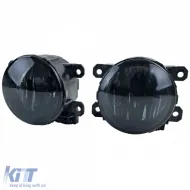 Clear glass fog lights black for Peugeot 308 Partner Expert 3008 Traveller-image-6327018