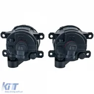 Clear glass fog lights black smoke for Citroen C1 C4 DS4 Jumpy Berlingo-image-6327006