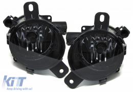 Clear glass fog lights black smoke for Opel Corsa D Corsa E Meriva B - ODFLO6029843