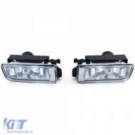 Clear glass fog lights H1 pair suitable for BMW 3 Series E36 including M3 90-99-image-6209253