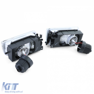 Clear glass fog lights H1 pair suitable for BMW 3 Series E36 including M3 90-99-image-6209254