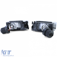 Clear glass fog lights H1 pair suitable for BMW 3 Series E36 including M3 90-99-image-6209255