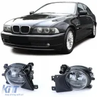 image-76-Clear glass fog lights H8 pair suitable for BMW 5 Series E39 Sedan Touring 00-04