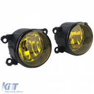Clear glass fog lights yellow set for Opel Vectra C Zafira B Signum OPC-image-6210039