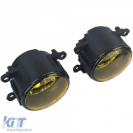 Clear glass fog lights yellow set for Opel Vectra C Zafira B Signum OPC-image-6210042