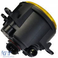 Clear glass fog lights yellow set for Opel Vectra C Zafira B Signum OPC-image-6210045