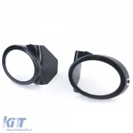Clear glass fog lights yellow with bracket fits for 3 Series BMW E46 5 Series BMW E39-image-6261271