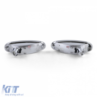 Clear Glass Front Indicator Chrome for VW New Beetle 98-06-image-6257328