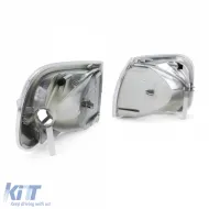 Clear glass front indicator turn signal set for VW Bus T4 GP Caravelle Multivan 1996-2003-image-6327034