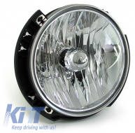 Clear glass H13 headlight right for Jeep Wrangler JK 07-11