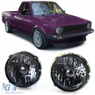 image-25-Clear Glass Headlights Black Smoke H4 Pair for VW Caddy I 82-92 + Jetta I 79-84