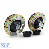 Clear glass headlights H4 chrome for VW Caddy I 82-92 + Jetta I 79-84-image-6209369