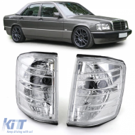 Clear glass indicator chrome for Mercedes 190 W201 82-93 - ODLM6013269