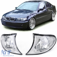 image-30-Clear glass indicator set chrome suitable for 3 Series BMW E46 Sedan Touring 01-05