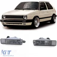 image-79-Clear glass indicators smoke with parking light for VW Golf 2 GL 89-92