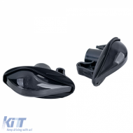 Clear glass side indicator black for Peugeot 107 206 SW CC 307 407 607 Toyota Aygo-image-6209456