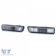Clear glass side indicator black smoke crystal suitable for BMW 3 Series E36 X5 E53-image-6209476