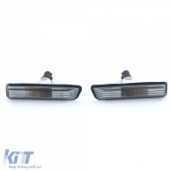 Clear glass side indicator black smoke crystal suitable for BMW 3 Series E36 X5 E53-image-6209478