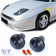 image-61-Clear glass side indicator black smoke suitable for Fiat Coupe 175 94-00